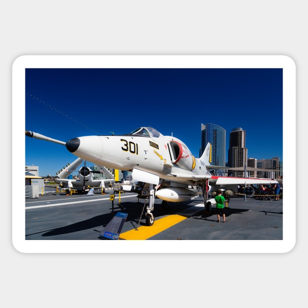 A4 Skyhawk Sticker by thadz